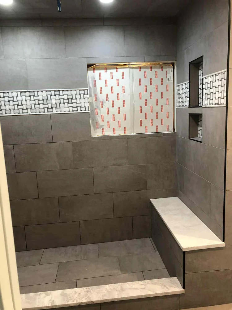 Tile installation in a Norridge, IL home