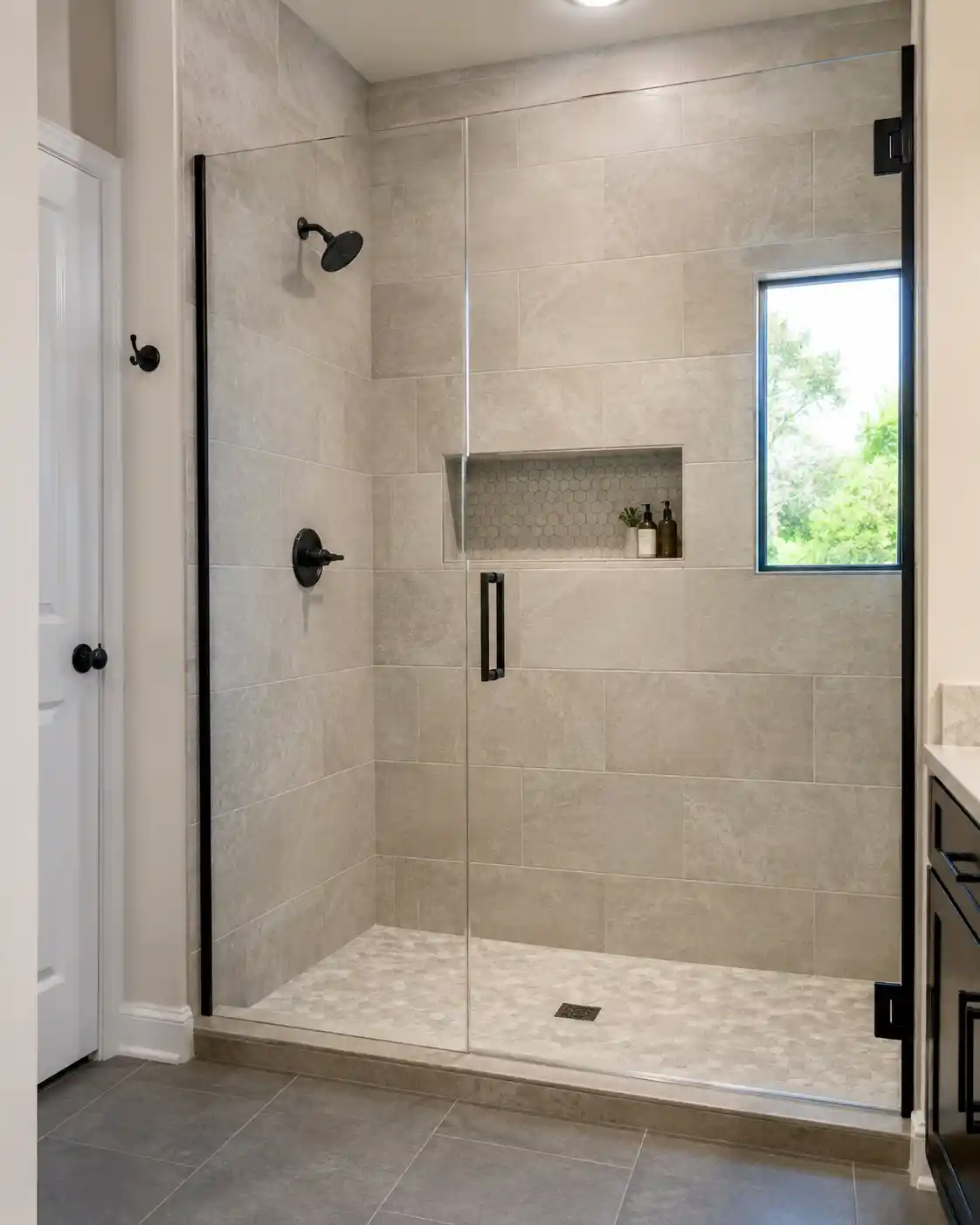 Tile installation in a Chicago bathroom by TileMasters, a local tile contractor